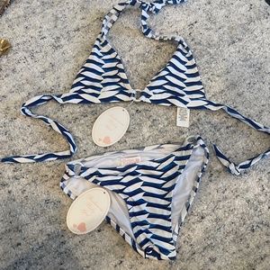 Shoshanna Girls triangle bikini